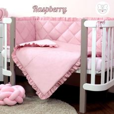 Постільний комплект Baby Veres Macaroon Raspberry (6 одиниць, 100% бавовна, 120х60 см)